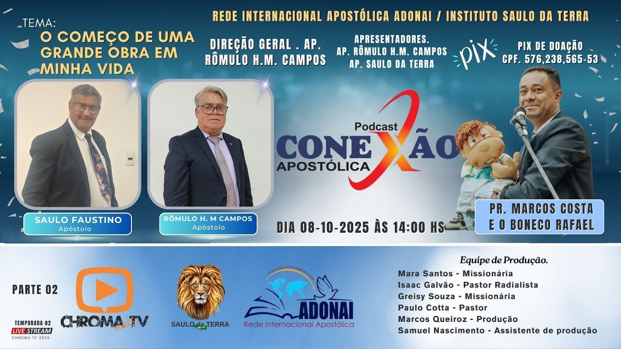 PodCast Conexão Apostólica P16 #gospel - YouTube